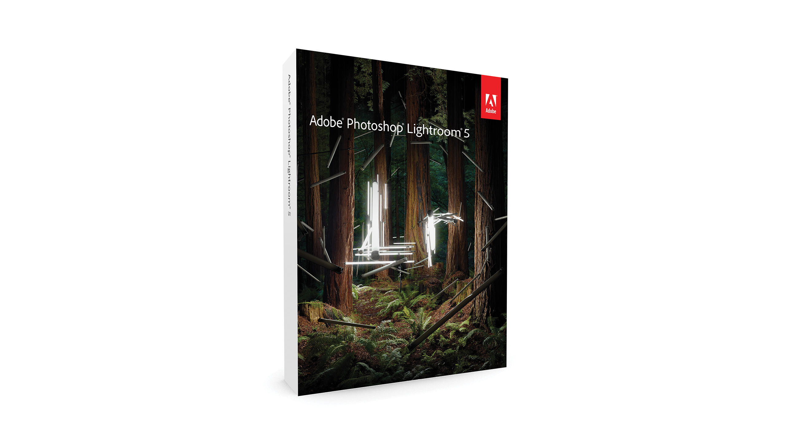 Adobe Lightroom Packaging - Front of Box