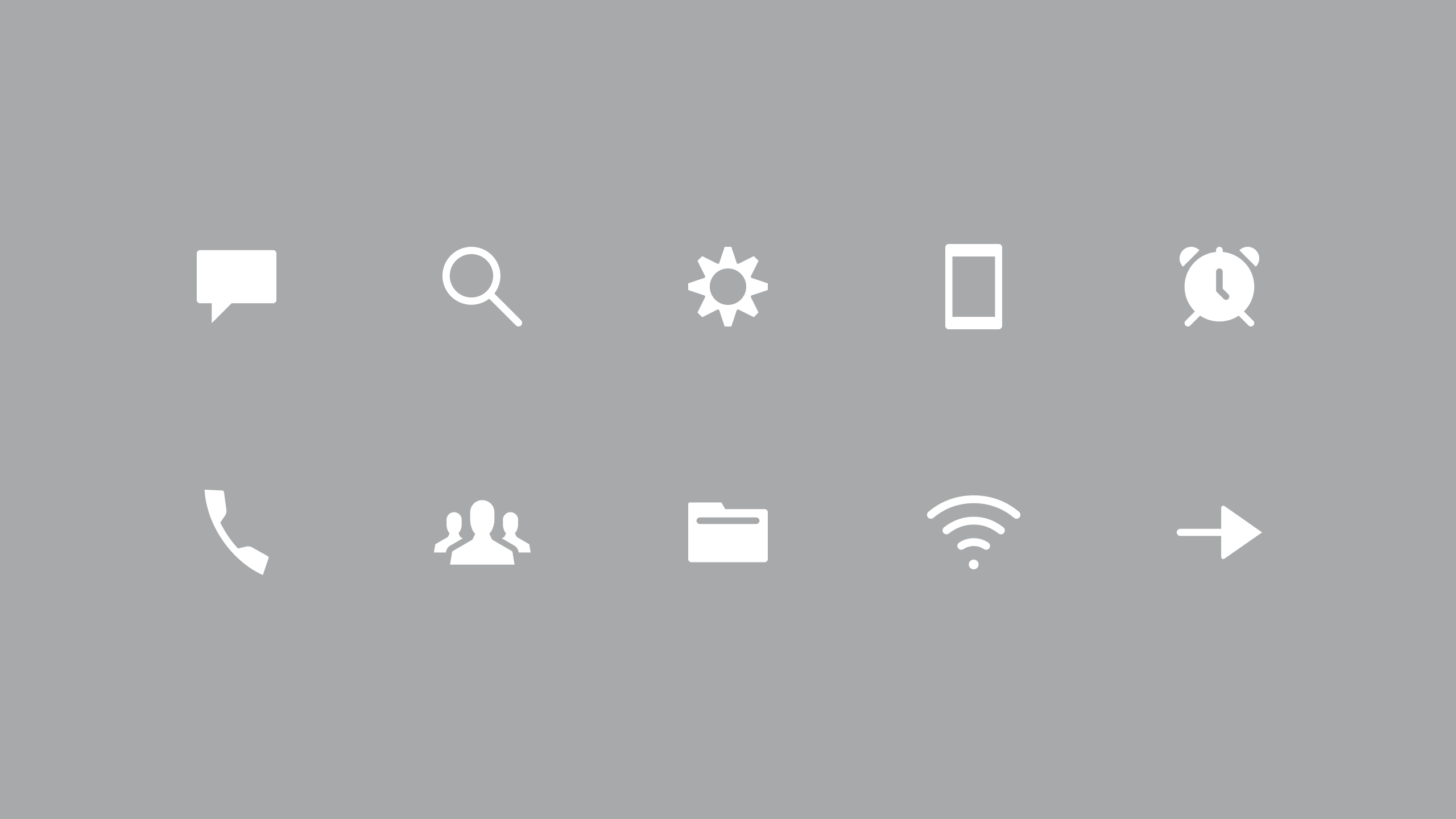 white Cisco brand icons on gray background
